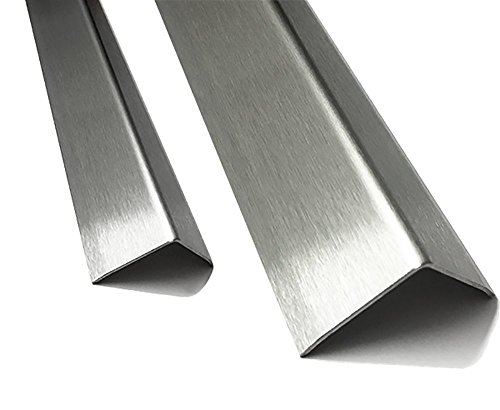 1 Edelstahl Kantenschutzwinkel, Eckschoner, 3-Fach gekantet axb=20x20mm,1,5x1.500mm von Versandmetall
