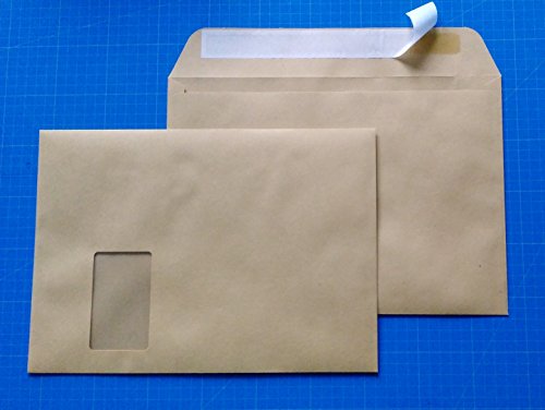 250 Versandtaschen Briefumschläge selbstklebend DIN C4 229x324 mm Querbefüllung mit Fenster braun 0808 250 Versandtaschen Briefumschläge selbstklebend DIN C4 229x324 mm Querbefüllung mit Fenster braun 0808 von Versandpappe