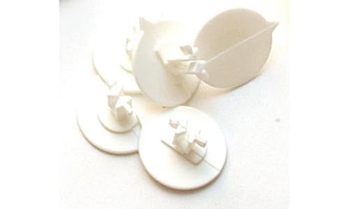 Versapak BUTTONP_WHS Plain Button Seal, 500 Stück, weiß Versapak BUTTONP_WHS Plain Button Seal, 500 Stück, weiß von Versapak