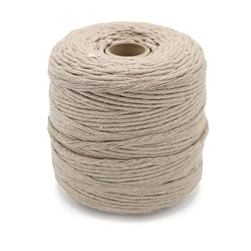 Makramee Garn 3mm x 200m Beige Baumwolle Schnur Baumwollgarn Baumwollseil Kordel für DIY Handwerk, Faden zum basteln Makramee Garn 3mm x 200m Beige Baumwolle Schnur Baumwollgarn Baumwollseil Kordel für DIY Handwerk, Faden zum basteln von Vershy