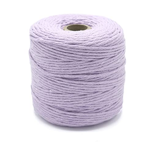 Makramee Garn 3mm x 200m Lila Baumwolle Schnur Baumwollgarn Baumwollseil Kordel für DIY Handwerk, Faden zum basteln Makramee Garn 3mm x 200m Lila Baumwolle Schnur Baumwollgarn Baumwollseil Kordel für DIY Handwerk, Faden zum basteln von Vershy