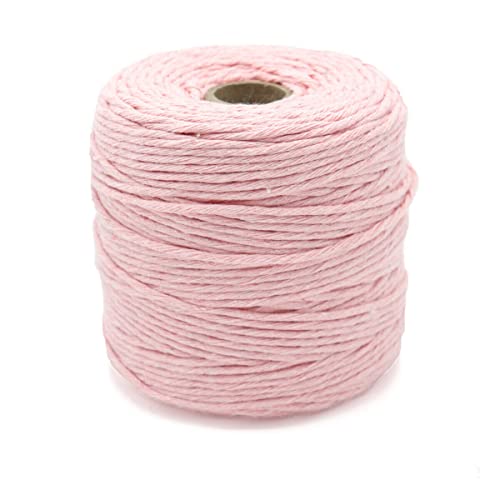 Makramee Garn 3mm x 200m Rosa Baumwolle Schnur Baumwollgarn Baumwollseil Kordel für DIY Handwerk, Faden zum basteln Makramee Garn 3mm x 200m Rosa Baumwolle Schnur Baumwollgarn Baumwollseil Kordel für DIY Handwerk, Faden zum basteln von Vershy