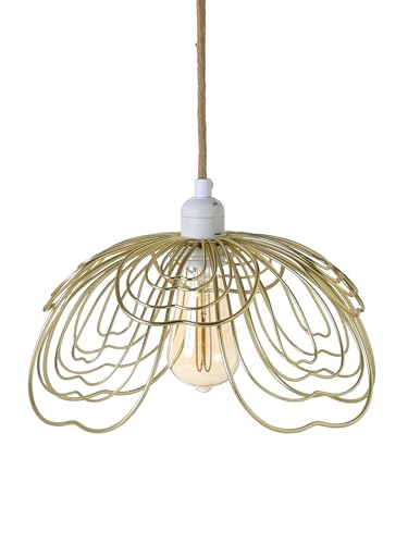 VERTBAUDET Kinderzimmer Lampenschirm BLÜTE gold von Vertbaudet
