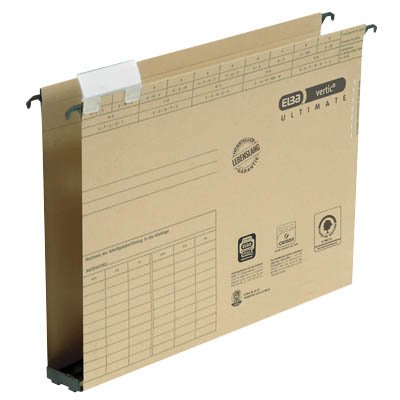 ELBA Hängesammler vertic ULTIMATE 85444, seitlich offen, Kunststoffboden, für 380 A4-Blätter, 10-er Pack, naturbraun ELBA Hängesammler vertic ULTIMATE 85444, seitlich offen, Kunststoffboden, für 380 A4-Blätter, 10-er Pack, naturbraun von Vertic Ultimate