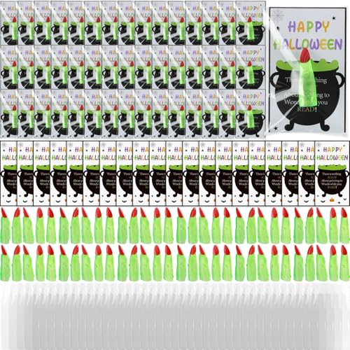 Vertintong Halloween-Geschenke für Studenten, Hexen-Fingerzeiger für Kinder, zum Lesen, Halloween, Partygeschenke, Leckerli-Tüten, Füllmaterial für Klassenzimmer, Geschenkartikel (leuchtende Farbe Vertintong Halloween-Geschenke für Studenten, Hexen-Fingerzeiger für Kinder, zum Lesen, Halloween, Partygeschenke, Leckerli-Tüten, Füllmaterial für Klassenzimmer, Geschenkartikel (leuchtende Farbe von Vertintong