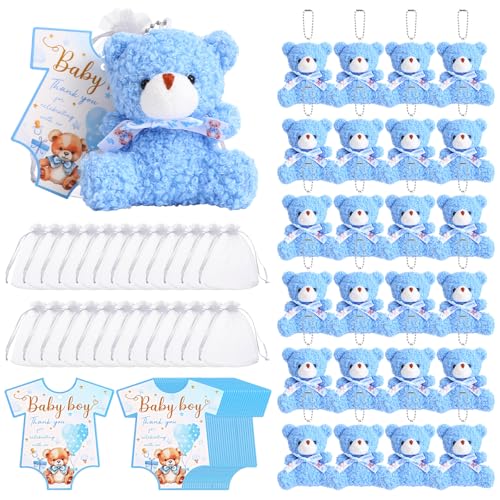 Vertintong Mini-Bären für Babyparty, kleiner Plüschbär, 12 cm, gefüllte Bären, Schlüsselanhänger mit Dankeschön-Etikett und Organza-Beutel für Bären, Party, Gastgeschenk, Geburtstag, Naiver Stil, 25 Vertintong Mini-Bären für Babyparty, kleiner Plüschbär, 12 cm, gefüllte Bären, Schlüsselanhänger mit Dankeschön-Etikett und Organza-Beutel für Bären, Party, Gastgeschenk, Geburtstag, Naiver Stil, 25 von Vertintong