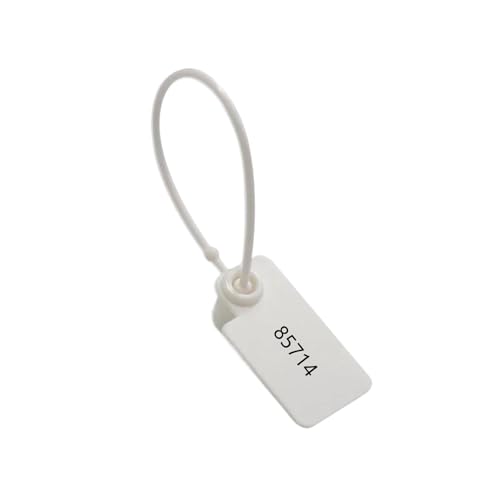 100 Stück, 160mm, bedruckt, zufällige Seriennummern, Kunststoff-Sicherheitssiegel für Sneaker, Kleidung, Container-LKWs 100 Stück, 160mm, bedruckt, zufällige Seriennummern, Kunststoff-Sicherheitssiegel für Sneaker, Kleidung, Container-LKWs von Veruying
