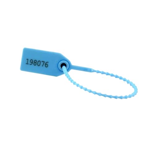 100 Stück 250mm Kunststoff-Sicherheitssiegel, Feuerlöscher, zufällig nummerierte Etiketten, manipulationssichere Versandetiketten 100 Stück 250mm Kunststoff-Sicherheitssiegel, Feuerlöscher, zufällig nummerierte Etiketten, manipulationssichere Versandetiketten von Veruying