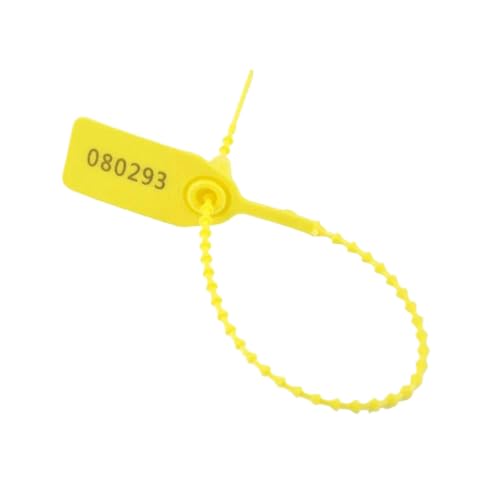 100 Stück 250mm Kunststoff-Sicherheitssiegel, Feuerlöscher, zufällig nummerierte Etiketten, manipulationssichere Versandetiketten 100 Stück 250mm Kunststoff-Sicherheitssiegel, Feuerlöscher, zufällig nummerierte Etiketten, manipulationssichere Versandetiketten von Veruying