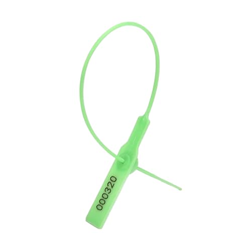 100 Stück 290mm manipulationssichere Etiketten für Feuerlöscher, Kunststoff-Sicherheitssiegeletiketten mit zufälliger Nummer für Kleidung, Schuhe, Taschen 100 Stück 290mm manipulationssichere Etiketten für Feuerlöscher, Kunststoff-Sicherheitssiegeletiketten mit zufälliger Nummer für Kleidung, Schuhe, Taschen von Veruying
