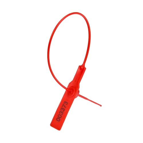 100 Stück 290mm manipulationssichere Etiketten für Feuerlöscher, Kunststoff-Sicherheitssiegeletiketten mit zufälliger Nummer für Kleidung, Schuhe, Taschen 100 Stück 290mm manipulationssichere Etiketten für Feuerlöscher, Kunststoff-Sicherheitssiegeletiketten mit zufälliger Nummer für Kleidung, Schuhe, Taschen von Veruying