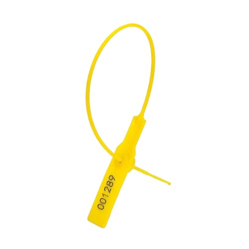 100 Stück 290mm manipulationssichere Etiketten für Feuerlöscher, Kunststoff-Sicherheitssiegeletiketten mit zufälliger Nummer für Kleidung, Schuhe, Taschen 100 Stück 290mm manipulationssichere Etiketten für Feuerlöscher, Kunststoff-Sicherheitssiegeletiketten mit zufälliger Nummer für Kleidung, Schuhe, Taschen von Veruying