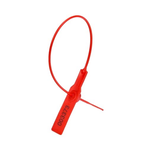 100 Stück Anhänger zum Aufhängen von Feuerlöschern, manipulationssichere Sicherheitsplomben aus Kunststoff mit Zufallszahl, Länge 290mm 100 Stück Anhänger zum Aufhängen von Feuerlöschern, manipulationssichere Sicherheitsplomben aus Kunststoff mit Zufallszahl, Länge 290mm von Veruying