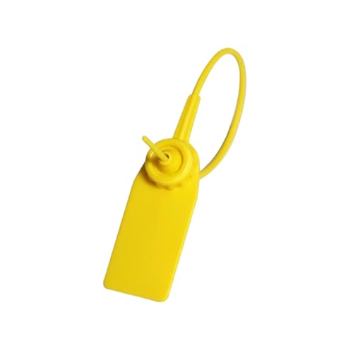 100 Stück Kleidungsmarkenetiketten, Kunststoff-Sicherheitssiegel-Hängeetiketten für Kleidung, Schuhe, Länge 18cm 100 Stück Kleidungsmarkenetiketten, Kunststoff-Sicherheitssiegel-Hängeetiketten für Kleidung, Schuhe, Länge 18cm von Veruying
