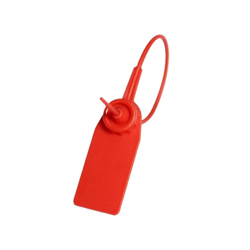 100 Stück Kleidungsmarkenetiketten, Kunststoff-Sicherheitssiegel-Hängeetiketten für Kleidung, Schuhe, Länge 18cm 100 Stück Kleidungsmarkenetiketten, Kunststoff-Sicherheitssiegel-Hängeetiketten für Kleidung, Schuhe, Länge 18cm von Veruying