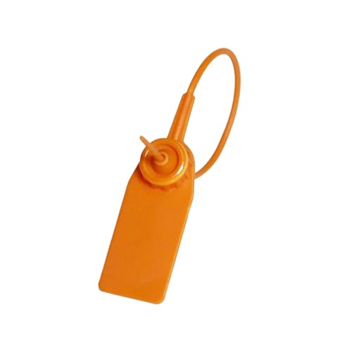 100 Stück Kleidungsmarkenetiketten, Kunststoff-Sicherheitssiegel-Hängeetiketten für Kleidung, Schuhe, Länge 18cm 100 Stück Kleidungsmarkenetiketten, Kunststoff-Sicherheitssiegel-Hängeetiketten für Kleidung, Schuhe, Länge 18cm von Veruying