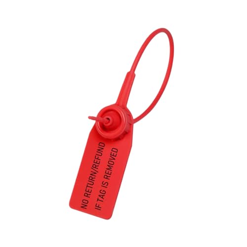 100 Stück Kunststoff-Diebstahl-Sicherheitssiegel zum Aufhängen von Etiketten für Kleidung, Schuhe, Taschen 100 Stück Kunststoff-Diebstahl-Sicherheitssiegel zum Aufhängen von Etiketten für Kleidung, Schuhe, Taschen von Veruying