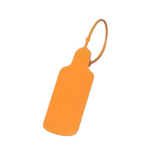 100 Stück Kunststoffetiketten mit Logo der Bekleidungsmarke, Sicherheitsanhänger, Kunststoff-Leerzeichensiegel für Kleidung, Schuhe, Taschen, Länge 180mm 100 Stück Kunststoffetiketten mit Logo der Bekleidungsmarke, Sicherheitsanhänger, Kunststoff-Leerzeichensiegel für Kleidung, Schuhe, Taschen, Länge 180mm von Veruying