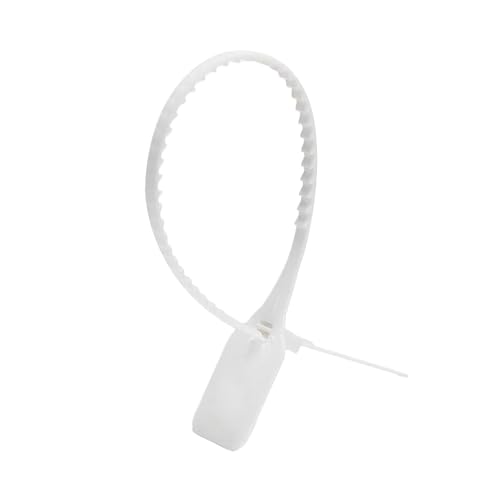 100 Stück bunte, selbstsichernde, manipulationssichere Sicherheitssiegel aus Kunststoff für Kleidung, Schuhe, Taschen, Feuerlöscher, Länge 353mm 100 Stück bunte, selbstsichernde, manipulationssichere Sicherheitssiegel aus Kunststoff für Kleidung, Schuhe, Taschen, Feuerlöscher, Länge 353mm von Veruying
