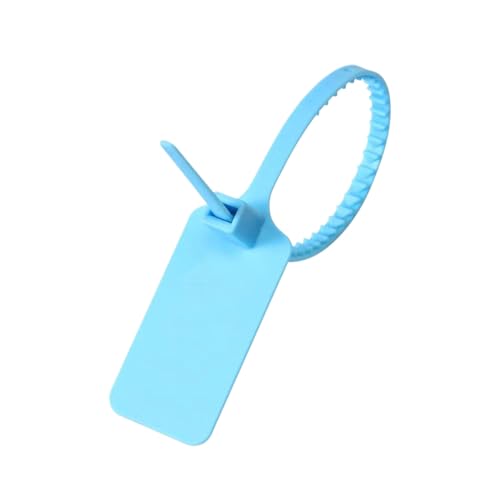 100 Stück manipulationssichere Sicherheitssiegel aus Kunststoff für Kleidungsstücke, Schuhe, Taschen, Markenlogo-Hängeetiketten, Länge 300mm 100 Stück manipulationssichere Sicherheitssiegel aus Kunststoff für Kleidungsstücke, Schuhe, Taschen, Markenlogo-Hängeetiketten, Länge 300mm von Veruying
