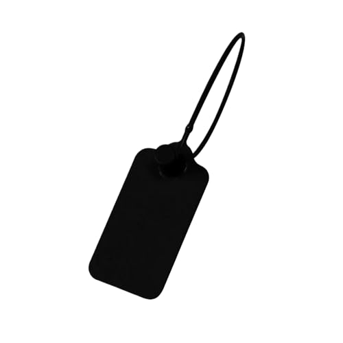 100 Stück selbstsichernde Sicherheitssiegel-Hängeetiketten aus Kunststoff für Kleidungsstücke, Schuhe, Taschen, Länge 230mm 100 Stück selbstsichernde Sicherheitssiegel-Hängeetiketten aus Kunststoff für Kleidungsstücke, Schuhe, Taschen, Länge 230mm von Veruying