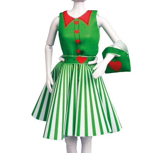 DRESS YOUR DOLL Mini Schneiderpuppe Nähset Anfänger Mit Stoff PEGGY HEARTS Modepuppen Kleidung Nähen Lernen für Kinder Kreatives Hobby für Zuhause ca. 30 x 39 cm Modedesign Puppe Fashion Design Kit DRESS YOUR DOLL Mini Schneiderpuppe Nähset Anfänger Mit Stoff PEGGY HEARTS Modepuppen Kleidung Nähen Lernen für Kinder Kreatives Hobby für Zuhause ca. 30 x 39 cm Modedesign Puppe Fashion Design Kit von Vervaco