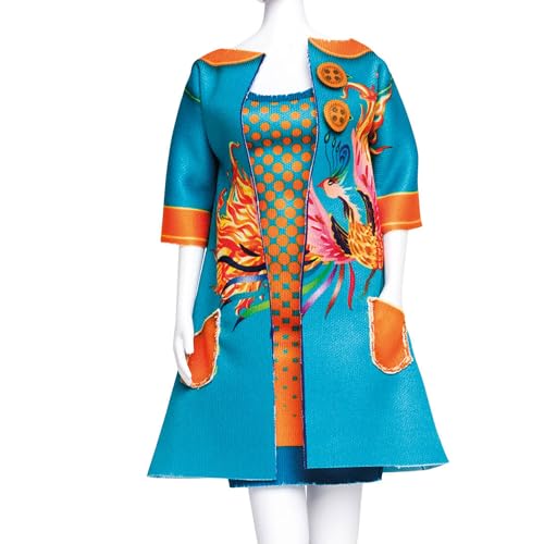 DRESS YOUR DOLL Mini Schneiderpuppe Nähset Anfänger Mit Stoff PHOENIX Modepuppen Kleidung Nähen Lernen für Kinder Kreatives Hobby für Zuhause ca. 30 x 39 cm Modedesign Puppe Fashion Design Kit DRESS YOUR DOLL Mini Schneiderpuppe Nähset Anfänger Mit Stoff PHOENIX Modepuppen Kleidung Nähen Lernen für Kinder Kreatives Hobby für Zuhause ca. 30 x 39 cm Modedesign Puppe Fashion Design Kit von Vervaco