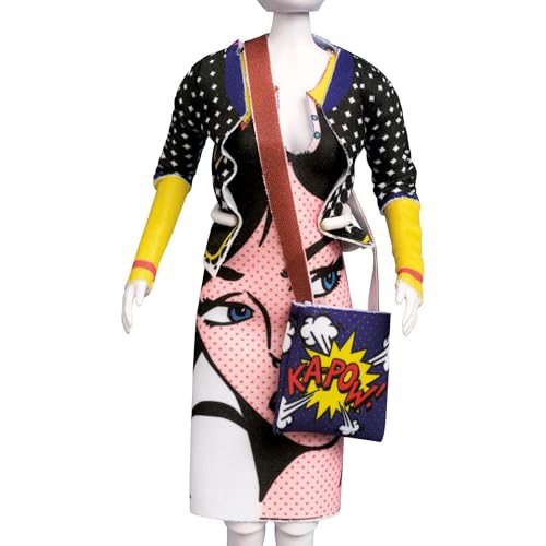 DRESS YOUR DOLL Mini Schneiderpuppe Nähset Anfänger Mit Stoff POP ART Modepuppen Kleidung Nähen Lernen für Kinder Kreatives Hobby für Zuhause ca. 30 x 39 cm Modedesign Puppe Fashion Design Kit DRESS YOUR DOLL Mini Schneiderpuppe Nähset Anfänger Mit Stoff POP ART Modepuppen Kleidung Nähen Lernen für Kinder Kreatives Hobby für Zuhause ca. 30 x 39 cm Modedesign Puppe Fashion Design Kit von Vervaco