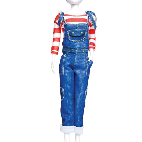 DRESS YOUR DOLL Mini Schneiderpuppe Nähset Anfänger Mit Stoff TILLY JEANS Modepuppen Kleidung Nähen Lernen für Kinder Kreatives Hobby für Zuhause ca. 30 x 39 cm Modedesign Puppe Fashion Design Kit DRESS YOUR DOLL Mini Schneiderpuppe Nähset Anfänger Mit Stoff TILLY JEANS Modepuppen Kleidung Nähen Lernen für Kinder Kreatives Hobby für Zuhause ca. 30 x 39 cm Modedesign Puppe Fashion Design Kit von Vervaco