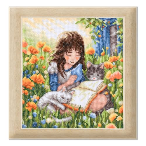 VERVACO Gezählter Kreuzstich Stickpackungen DIY Stickbilder ENTSPANNUNG IM GARTEN Wanddekoration Handarbeit Set für Erwachsene Kreatives Handwerk ca. 23 x 25 cm Kreuzstichbilder Set Hausdeko VERVACO Gezählter Kreuzstich Stickpackungen DIY Stickbilder ENTSPANNUNG IM GARTEN Wanddekoration Handarbeit Set für Erwachsene Kreatives Handwerk ca. 23 x 25 cm Kreuzstichbilder Set Hausdeko von Vervaco