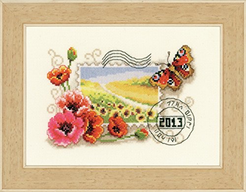 VERVACO Gezählter Kreuzstich Stickpackungen DIY Stickbilder Grüߝe aus dem Süden Wanddekoration Handarbeit Set für Erwachsene Kreatives Handwerk ca. 21 x 15 cm Kreuzstichbilder Set Hausdeko VERVACO Gezählter Kreuzstich Stickpackungen DIY Stickbilder Grüߝe aus dem Süden Wanddekoration Handarbeit Set für Erwachsene Kreatives Handwerk ca. 21 x 15 cm Kreuzstichbilder Set Hausdeko von Vervaco