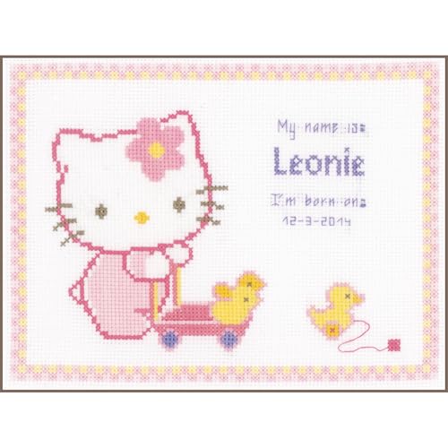 VERVACO Gezählter Kreuzstich Stickpackungen DIY Stickbilder Hello Kitty mit Enten Wanddekoration Handarbeit Set für Erwachsene Kreatives Handwerk ca. 22 x 17 cm Kreuzstichbilder Set Hausdeko VERVACO Gezählter Kreuzstich Stickpackungen DIY Stickbilder Hello Kitty mit Enten Wanddekoration Handarbeit Set für Erwachsene Kreatives Handwerk ca. 22 x 17 cm Kreuzstichbilder Set Hausdeko von Vervaco