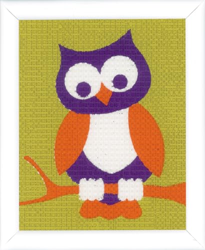 VERVACO Gobelin Stickbilder zum Selbersticken Kinder DIE KLUGE Eule Kreuzstich Stickpackungen Stickset für Anfänger ca. 12,5 x 16 cm Bastelset Handwerker DIY Sticken Set Kreatives Geschenk VERVACO Gobelin Stickbilder zum Selbersticken Kinder DIE KLUGE Eule Kreuzstich Stickpackungen Stickset für Anfänger ca. 12,5 x 16 cm Bastelset Handwerker DIY Sticken Set Kreatives Geschenk von Vervaco