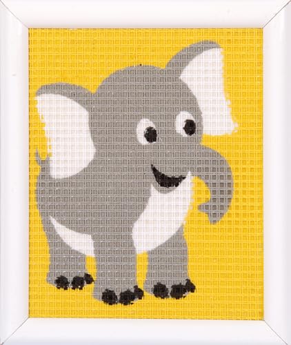 VERVACO Gobelin Stickbilder zum Selbersticken Kinder Elefant Kreuzstich Stickpackungen Stickset für Anfänger ca. 12,5 x 16 cm Bastelset Handwerker DIY Sticken Set Kreatives Geschenk VERVACO Gobelin Stickbilder zum Selbersticken Kinder Elefant Kreuzstich Stickpackungen Stickset für Anfänger ca. 12,5 x 16 cm Bastelset Handwerker DIY Sticken Set Kreatives Geschenk von Vervaco