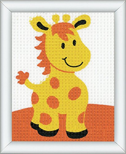 VERVACO Gobelin Stickbilder zum Selbersticken Kinder Giraffe Kreuzstich Stickpackungen Stickset für Anfänger ca. 12,5 x 16 cm Bastelset Handwerker DIY Sticken Set Kreatives Geschenk VERVACO Gobelin Stickbilder zum Selbersticken Kinder Giraffe Kreuzstich Stickpackungen Stickset für Anfänger ca. 12,5 x 16 cm Bastelset Handwerker DIY Sticken Set Kreatives Geschenk von Vervaco