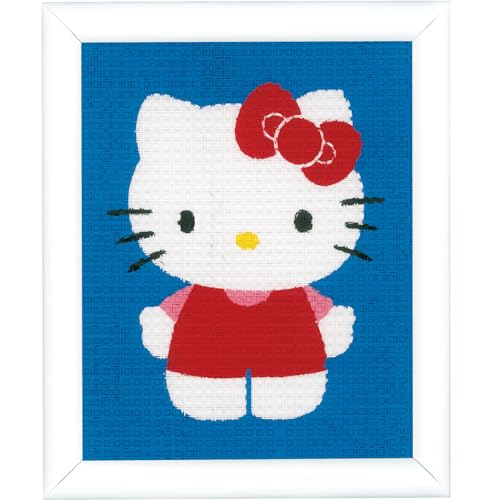 VERVACO Gobelin Stickbilder zum Selbersticken Kinder Hello Kitty Kreuzstich Stickpackungen Stickset für Anfänger ca. 12,5 x 16 cm Bastelset Handwerker DIY Sticken Set Kreatives Geschenk VERVACO Gobelin Stickbilder zum Selbersticken Kinder Hello Kitty Kreuzstich Stickpackungen Stickset für Anfänger ca. 12,5 x 16 cm Bastelset Handwerker DIY Sticken Set Kreatives Geschenk von Vervaco