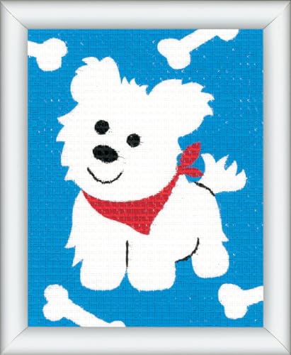 VERVACO Gobelin Stickbilder zum Selbersticken Kinder Hund Kreuzstich Stickpackungen Stickset für Anfänger ca. 12,5 x 16 cm Bastelset Handwerker DIY Sticken Set Kreatives Geschenk VERVACO Gobelin Stickbilder zum Selbersticken Kinder Hund Kreuzstich Stickpackungen Stickset für Anfänger ca. 12,5 x 16 cm Bastelset Handwerker DIY Sticken Set Kreatives Geschenk von Vervaco