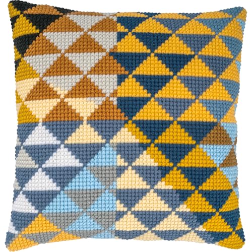 VERVACO Kreuzstich Stickpackungen Kissen Stickerei Set Anfänger Vorgedruckt Geometrisch DIY Set Kreativ Set Für Erwachsene Dekoratives Kissen ca. 40 x 40 cm Bastelset Handwerker Haus Dekoration VERVACO Kreuzstich Stickpackungen Kissen Stickerei Set Anfänger Vorgedruckt Geometrisch DIY Set Kreativ Set Für Erwachsene Dekoratives Kissen ca. 40 x 40 cm Bastelset Handwerker Haus Dekoration von Vervaco