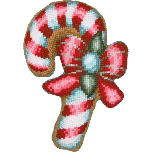 VERVACO Kreuzstich Stickpackungen Kissen Stickerei Set mit Kissenrücken Anfänger Vorgedruckt Candy Cane DIY Set Kreativ Set Für Erwachseneca. 36 x 49 cm Bastelset Handwerker Haus Dekoration VERVACO Kreuzstich Stickpackungen Kissen Stickerei Set mit Kissenrücken Anfänger Vorgedruckt Candy Cane DIY Set Kreativ Set Für Erwachseneca. 36 x 49 cm Bastelset Handwerker Haus Dekoration von Vervaco