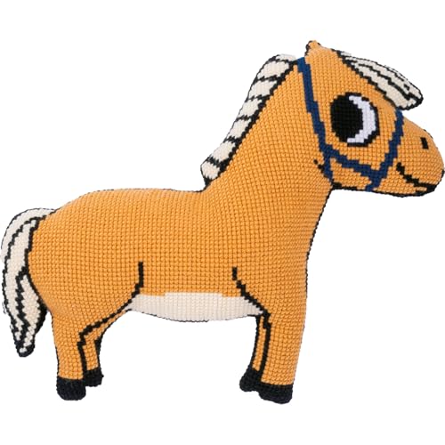 VERVACO Kreuzstich Stickpackungen Kissen Stickerei Set mit Kissenrücken Anfänger Vorgedruckt Pony DIY Set Kreativ Set Für Erwachseneca. 62 x 52 cm Bastelset Handwerker Haus Dekoration VERVACO Kreuzstich Stickpackungen Kissen Stickerei Set mit Kissenrücken Anfänger Vorgedruckt Pony DIY Set Kreativ Set Für Erwachseneca. 62 x 52 cm Bastelset Handwerker Haus Dekoration von Vervaco