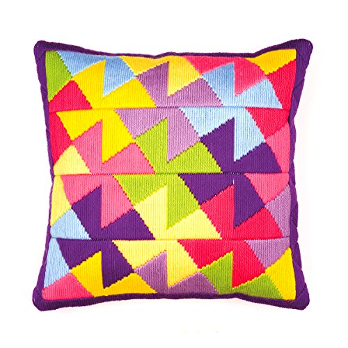 VERVACO Stickpackung Kissen Langstich Set FARBIGE MÜHLEN Stickerei Set Anfänger Basteln Erwachsene Kreativ Set ca. 40 x 40 cm Bastelset Handwerker Handarbeit Zubehör Geschenkset VERVACO Stickpackung Kissen Langstich Set FARBIGE MÜHLEN Stickerei Set Anfänger Basteln Erwachsene Kreativ Set ca. 40 x 40 cm Bastelset Handwerker Handarbeit Zubehör Geschenkset von Vervaco