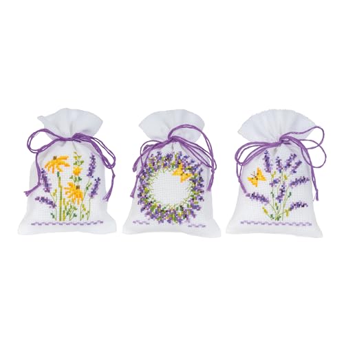 VERVACO Zählmusterpackung Stickset Säckchen Lavendel 3er DIY Gezählter Kreuzstich Stickpackungen Basteln Erwachsene Kreativ Set 8 x 12 cm Stickset für Anfänger Stoffbeutel zum Sticken VERVACO Zählmusterpackung Stickset Säckchen Lavendel 3er DIY Gezählter Kreuzstich Stickpackungen Basteln Erwachsene Kreativ Set 8 x 12 cm Stickset für Anfänger Stoffbeutel zum Sticken von Vervaco