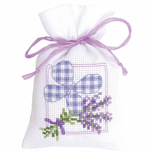 VERVACO Zählmusterpackung Stickset Säckchen Lavendel m. Schmette DIY Gezählter Kreuzstich Stickpackungen Basteln Erwachsene Kreativ Set ca. 8 x 12 cm Stickset für Anfänger Stoffbeutel zum Sticken VERVACO Zählmusterpackung Stickset Säckchen Lavendel m. Schmette DIY Gezählter Kreuzstich Stickpackungen Basteln Erwachsene Kreativ Set ca. 8 x 12 cm Stickset für Anfänger Stoffbeutel zum Sticken von Vervaco