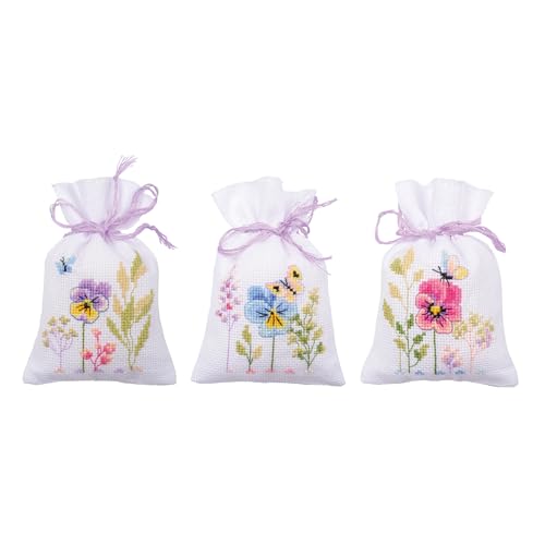 VERVACO Zählmusterpackung Stickset Säckchen STIEFMÜTTERCHEN 3ER SET DIY Gezählter Kreuzstich Stickpackungen Basteln Erwachsene Kreativ Set ca. 8 x 12 cm Stickset für Anfänger Stoffbeutel zum Sticken VERVACO Zählmusterpackung Stickset Säckchen STIEFMÜTTERCHEN 3ER SET DIY Gezählter Kreuzstich Stickpackungen Basteln Erwachsene Kreativ Set ca. 8 x 12 cm Stickset für Anfänger Stoffbeutel zum Sticken von Vervaco