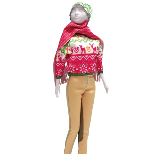 Vervaco Dress Your DOLL Modepuppen Kleidung Nähen Lernen für Kinder Kreatives Hobby für Zuhause ca. 30 x 39 cm Modedesign Puppe Fashion Design Kit Vervaco Dress Your DOLL Modepuppen Kleidung Nähen Lernen für Kinder Kreatives Hobby für Zuhause ca. 30 x 39 cm Modedesign Puppe Fashion Design Kit von Vervaco
