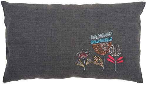 Vervaco Embroidery Stickkissen-Stickpackung, Acryl, Sylised Flowers, 50 x 30cm von Vervaco