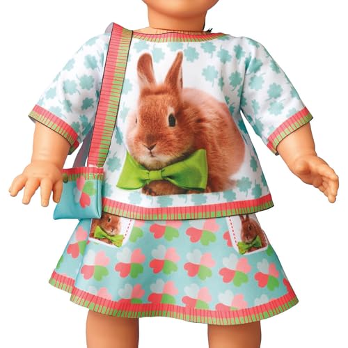 VERVACO Dress Your DOLL Mini Schneiderpuppe Nähset Anfänger Mit Stoff Emily Bunny Modepuppen Kleidung Nähen Lernen für Kinder Kreatives Hobby für Zuhause Modedesign Puppe Fashion Design Kit von Vervaco