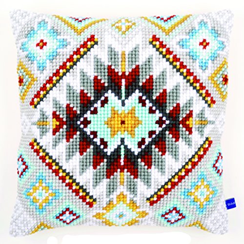 VERVACO Kreuzstich Stickpackungen Kissen Stickerei Set Anfänger Vorgedruckt Ethnisch I DIY Set Kreativ Set Für Erwachsene Dekoratives Kissen ca. 40 x 40 cm Bastelset Handwerker Haus Dekoration VERVACO Kreuzstich Stickpackungen Kissen Stickerei Set Anfänger Vorgedruckt Ethnisch I DIY Set Kreativ Set Für Erwachsene Dekoratives Kissen ca. 40 x 40 cm Bastelset Handwerker Haus Dekoration von Vervaco