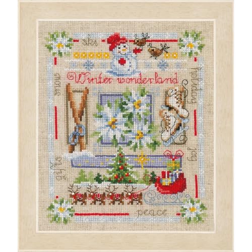 Vervaco Gezählter Kreuzstich Stickpackungen DIY Stickbilder Winter Wanddekoration Handarbeit Set für Erwachsene Kreatives Handwerk ca. 19 x 23 cm Kreuzstichbilder Set Hausdeko Vervaco Gezählter Kreuzstich Stickpackungen DIY Stickbilder Winter Wanddekoration Handarbeit Set für Erwachsene Kreatives Handwerk ca. 19 x 23 cm Kreuzstichbilder Set Hausdeko von Vervaco