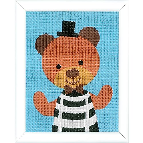 Vervaco Gobelin Stickbilder zum Selbersticken Kinder BÄR Kreuzstich Stickpackungen Stickset für Anfänger ca. 12,5 x 16 cm Bastelset Handwerker DIY Sticken Set Kreatives Geschenk Vervaco Gobelin Stickbilder zum Selbersticken Kinder BÄR Kreuzstich Stickpackungen Stickset für Anfänger ca. 12,5 x 16 cm Bastelset Handwerker DIY Sticken Set Kreatives Geschenk von Vervaco